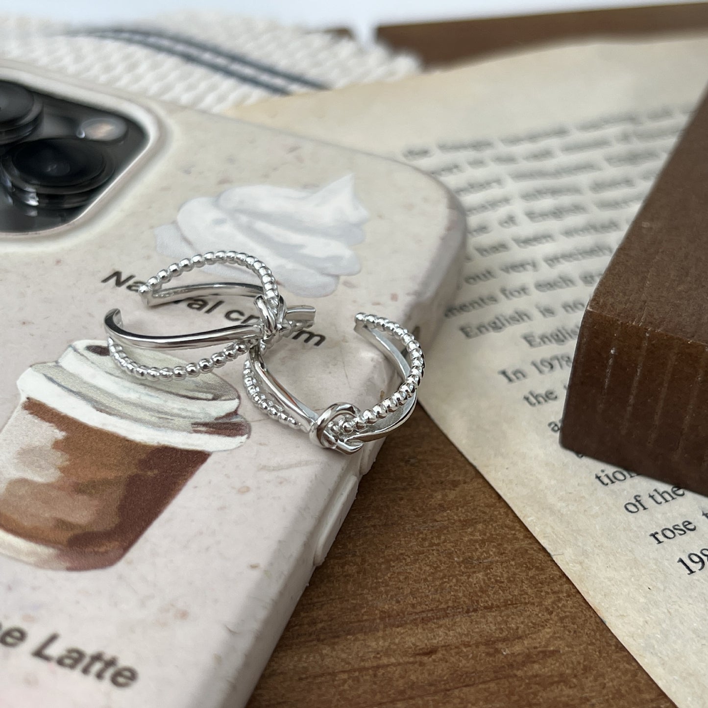 C3廠 韓國韓版交叉打結S925純銀戒指 批發 折扣@洽客服 25.10.W5「jz012」