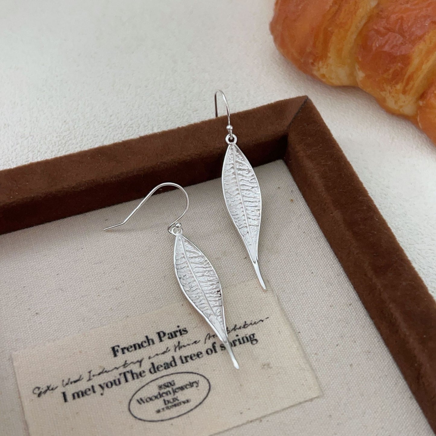 C3廠 韓國韓版樹葉S925純銀耳環 批發 折扣@洽客服 25.12.W2「hes421」