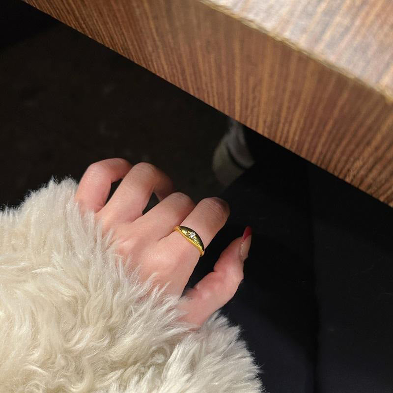 A2廠 韓國韓版鋯石光面幾何圓形開環戒指 批發 折扣@洽客服 25.11.W3「WR472」