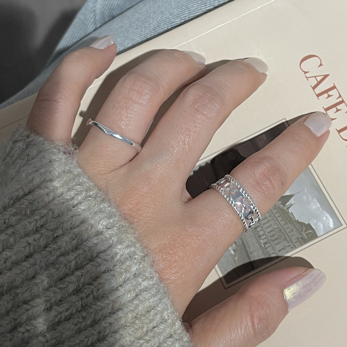 C2廠 韓國韓版豬鼻子S925純銀戒指 批發 折扣@洽客服 26.01.W1「XSR1117」