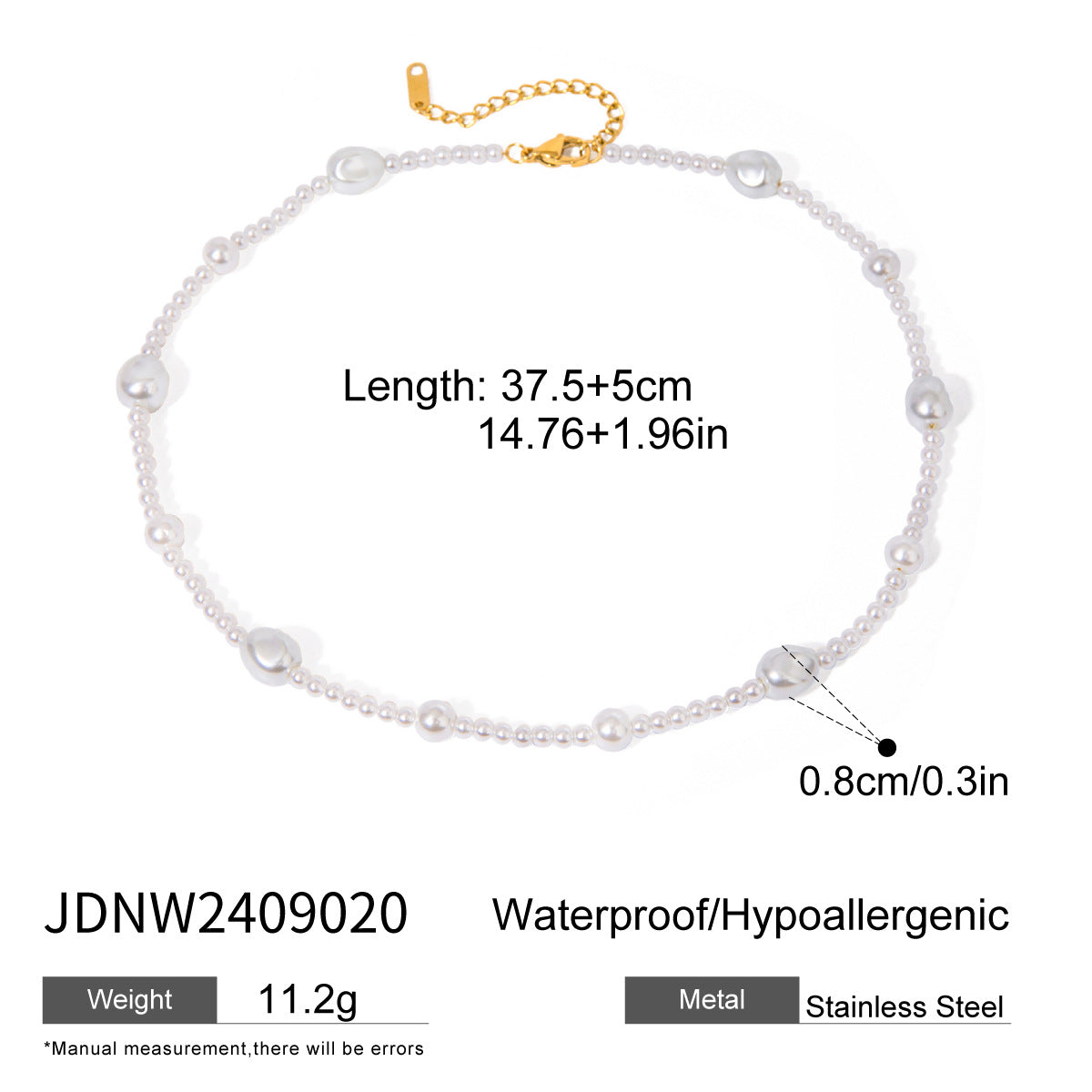 B廠 歐美款 EMILY 鈦鋼鍍18K金項鍊「JDN2408019,JDNW2409020」25.01.W2 批發折扣@洽客服