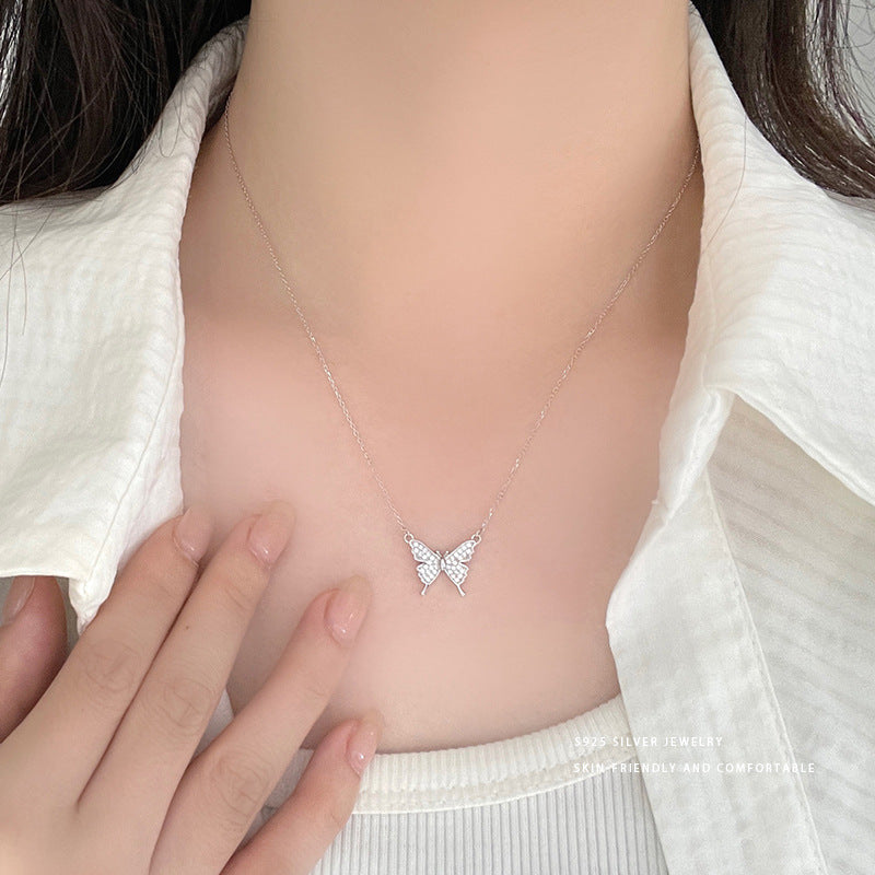 C廠 希望蝴蝶S925純銀項鍊「YC2702N」24.04.W2 批發折扣@洽客服