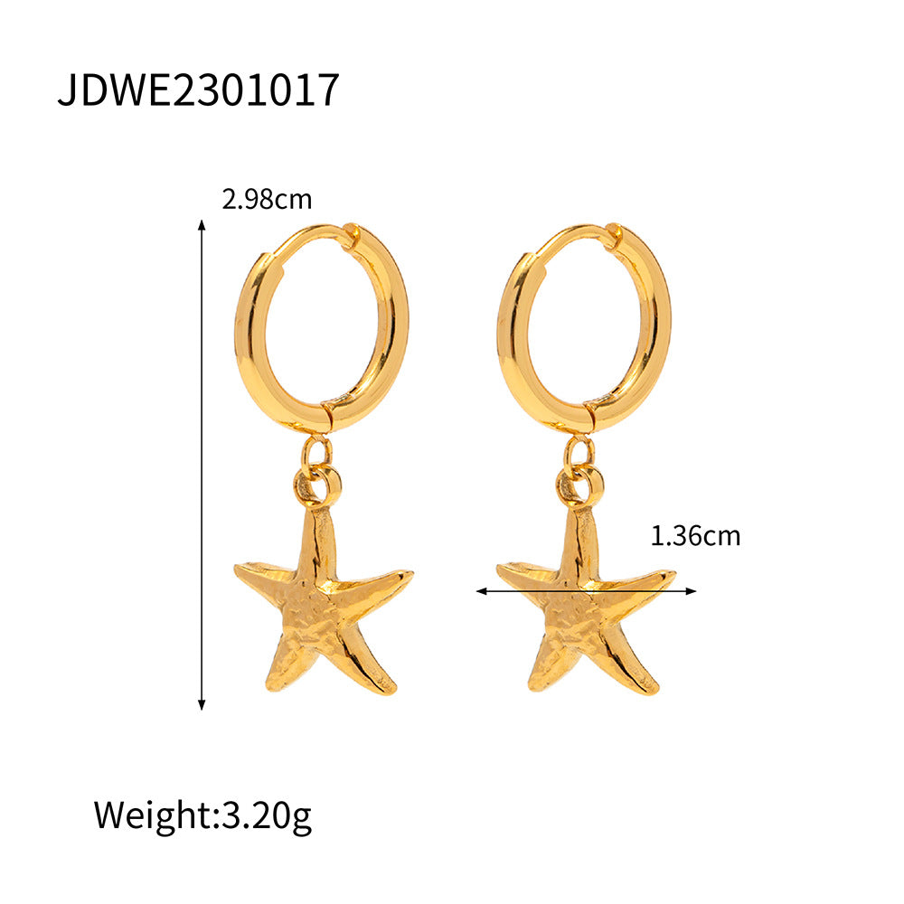 B廠 歐美款 LOLI 鈦鋼18K金耳環「JDWE2301017」24.12.W4 批發折扣@洽客服