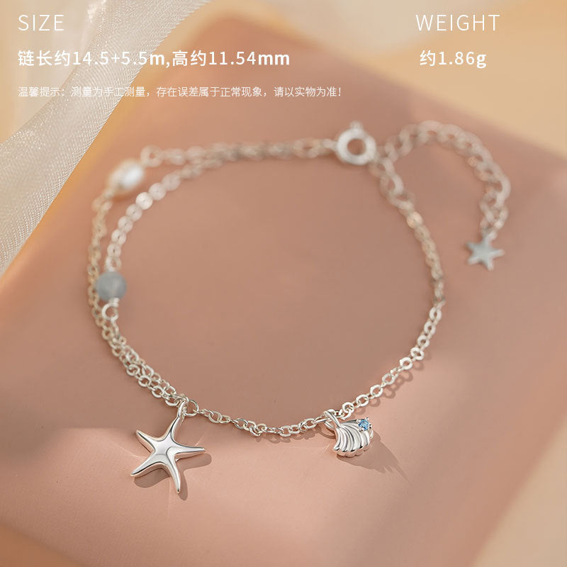 C廠 韓系海星海藍寶珍珠S925純銀手鍊,項鍊,耳環「YC0184N_1,YC4471E_1,YC4907SL_1」24.12.W1 批發折扣@洽客服