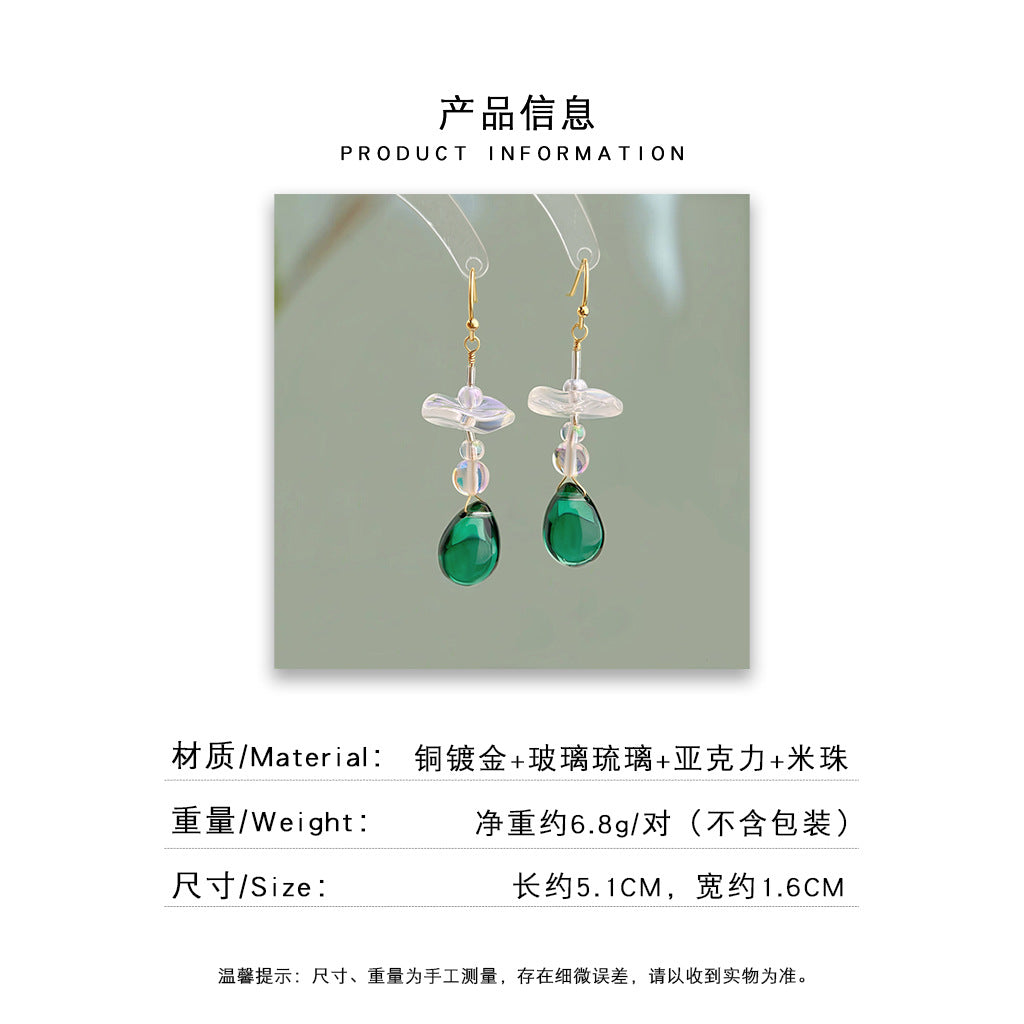A廠 日韓款手工荷葉流蘇耳環批發 折扣@洽客服 26.08.W1「7634」