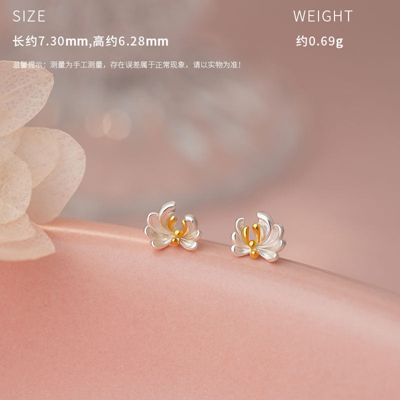 C廠 韓系繁花古韻S999足銀耳環 批發 折扣@洽客服 25.07.W2「YC5383E_1」
