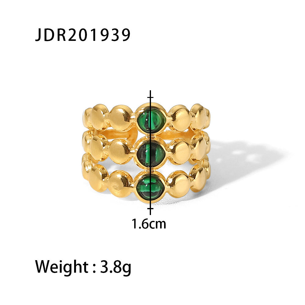B廠 ENYA 不鏽鋼鍍18K金戒指「JDR201939」24.09 批及折扣@洽客服