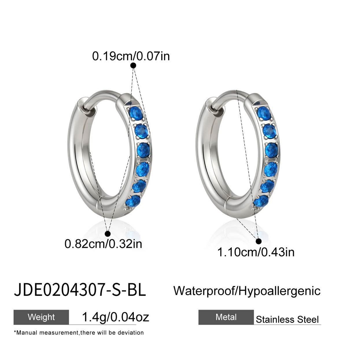 B廠 歐美款 CAMIE 鈦鋼鍍18K金耳環26.06.W4「JDE0204307」