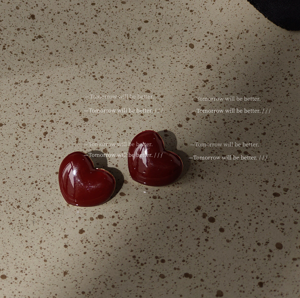 A廠 日韓奶白愛心銀針耳環 批發 折扣@洽客服 25.12.W3「B-743-744」