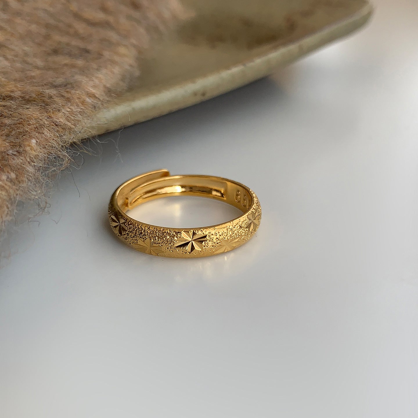 A2廠 韓國韓版鋯石花朵電鍍24K真金戒指 批發 折扣@洽客服 25.12.W2「WR519 WR521」