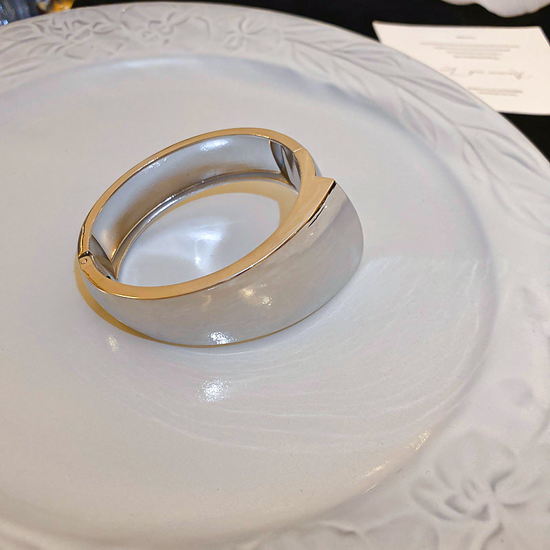 A2 韓國韓版三角形亮面金屬開口手環「HB2906」24.10.W1 批發折扣@洽客服