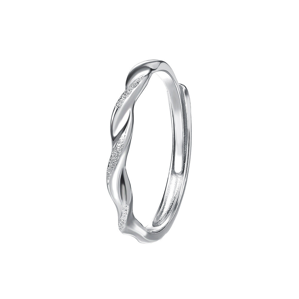 C廠 韓國韓版莫比烏斯情侶S925純銀戒指 批發 折扣@洽客服 26.01.W1「K2467 K2468」