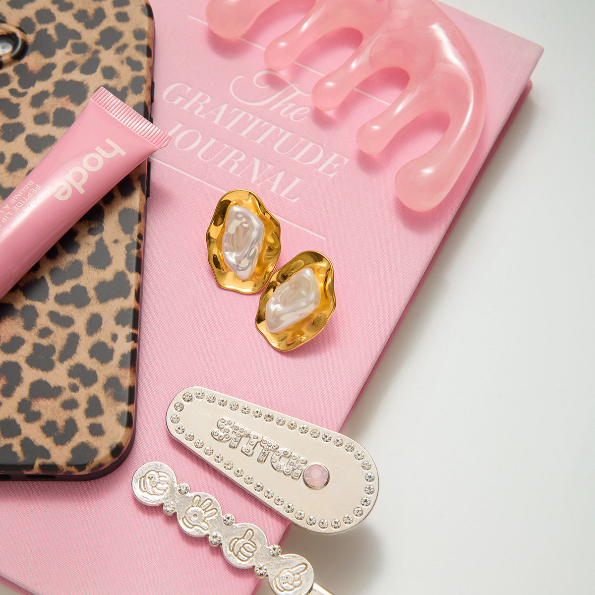 B廠 歐美款 ANNA. 珍珠 鈦鋼鍍18K金耳環 批發 折扣@洽客服 25.10.W5「JDE0207038」