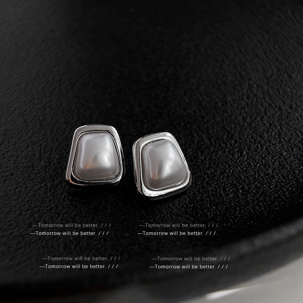 A廠 日韓幾何珍珠銀針耳環 批發 折扣@洽客服 25.03.W2「3175 3176」