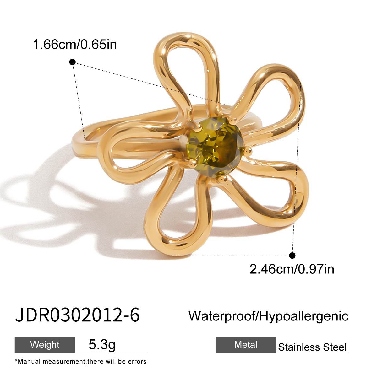 B廠 歐美款 LEAH 鈦鋼鍍18K金戒指 25.06.W2「JDR0302012 JDR0302012-S」