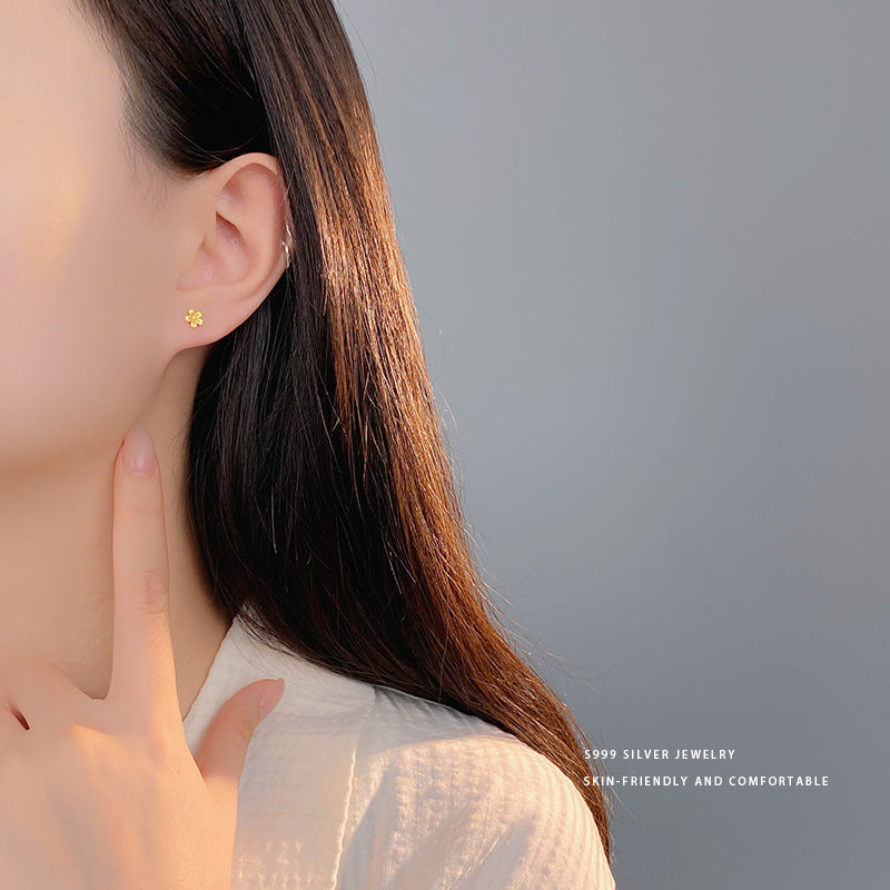 C廠 精美小花S999足銀耳環「YC9806E」24.04.W4 批發折扣@洽客服