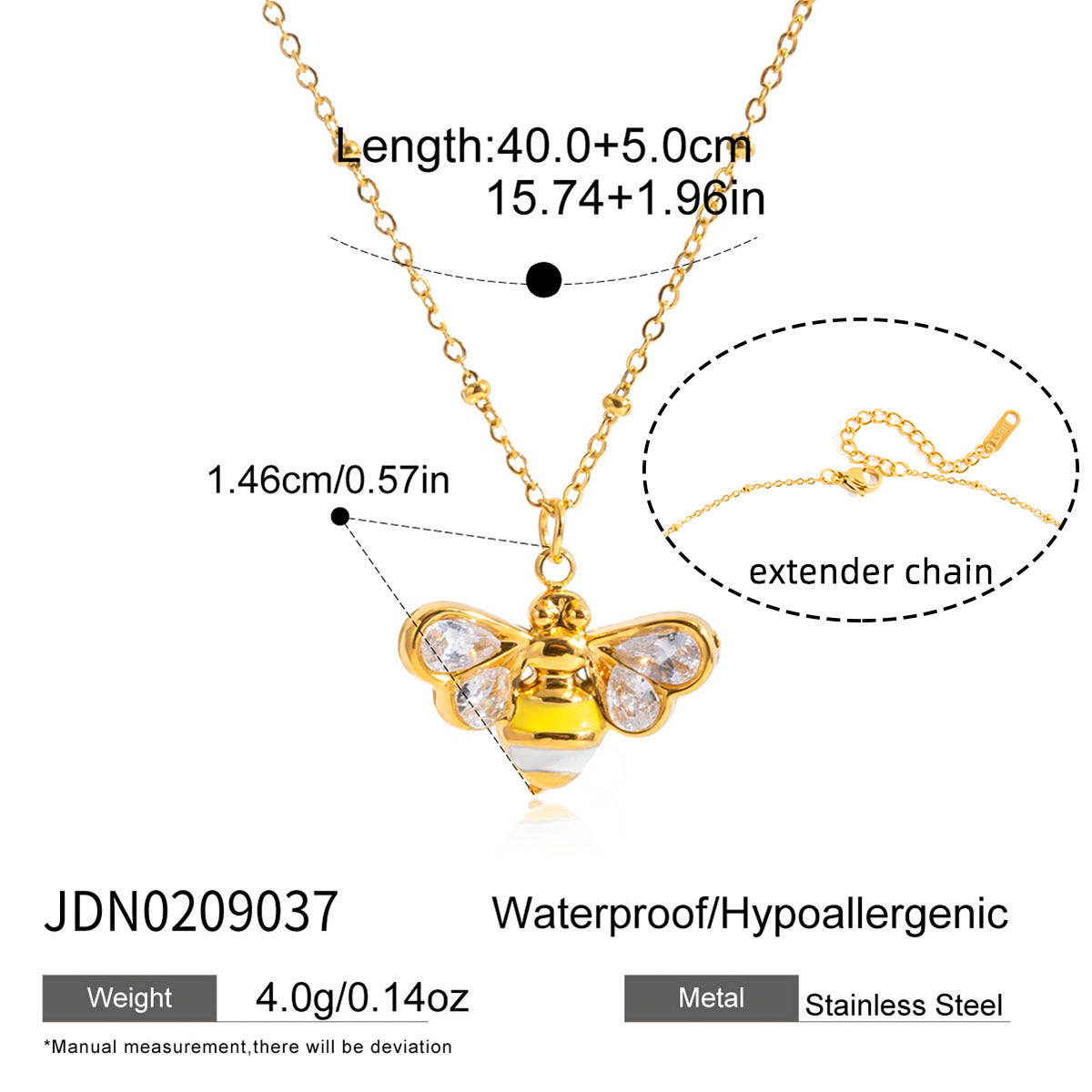 B廠 歐美款JAMIE 鈦鋼鍍18K金耳環 &項鍊 批發 折扣@洽客服 25.12.W3「JDE0209030」