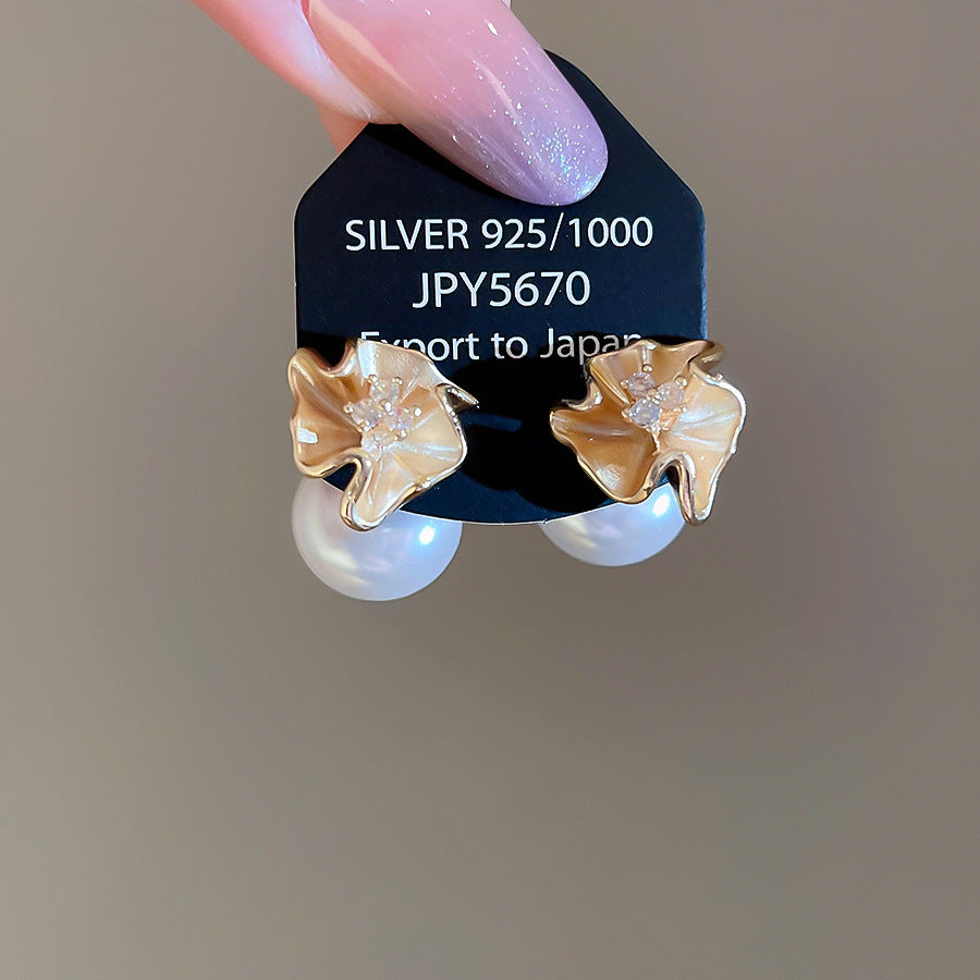 A2廠 韓國韓版鋯石花朵珍珠一款多戴銀針耳環 批發 折扣@洽客服 25.11.W1「HE28949-HE28969」