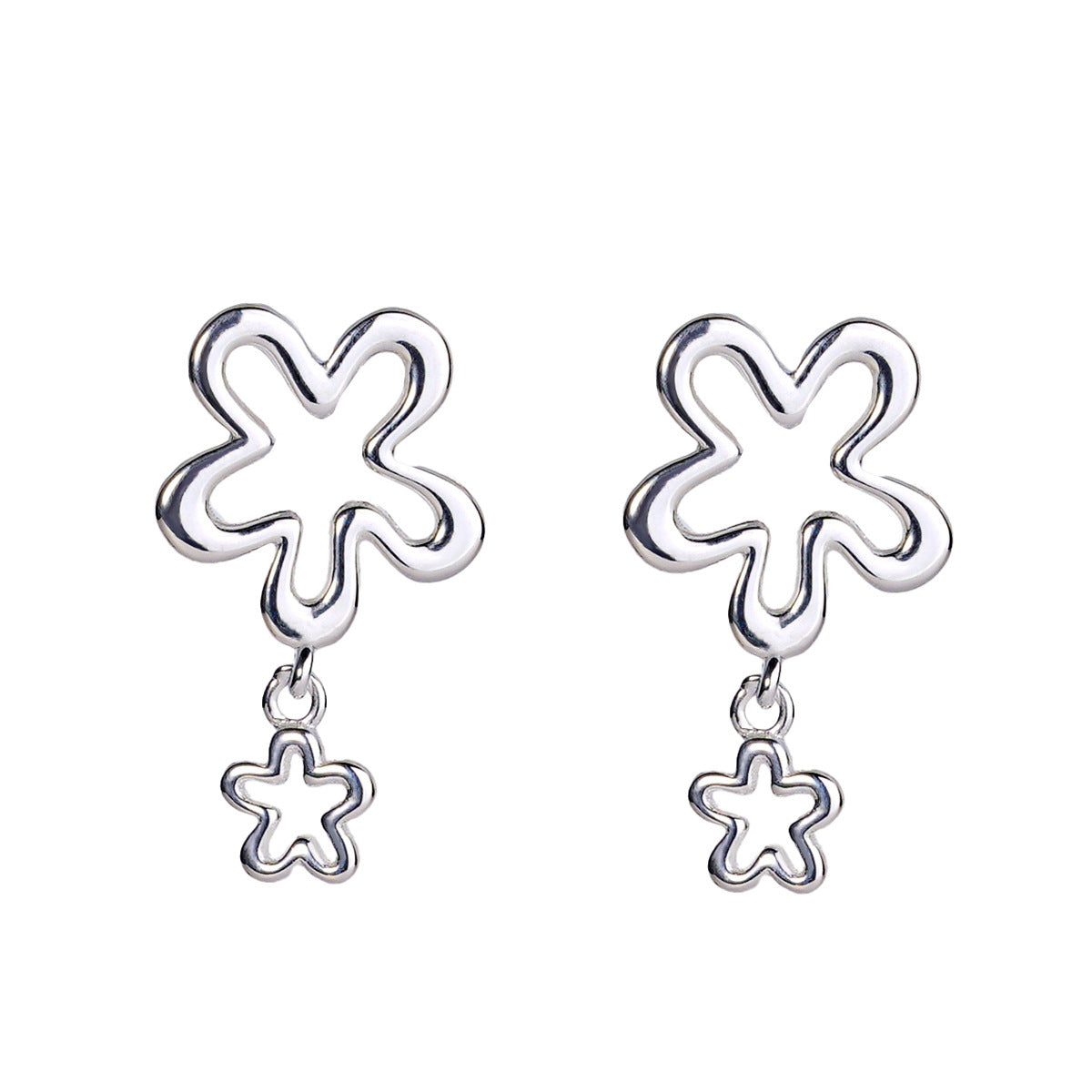 C2廠 韓系限量款鏤空花朵S925純銀耳環批發 折扣@洽客服 26.03.W3「XSE2406」