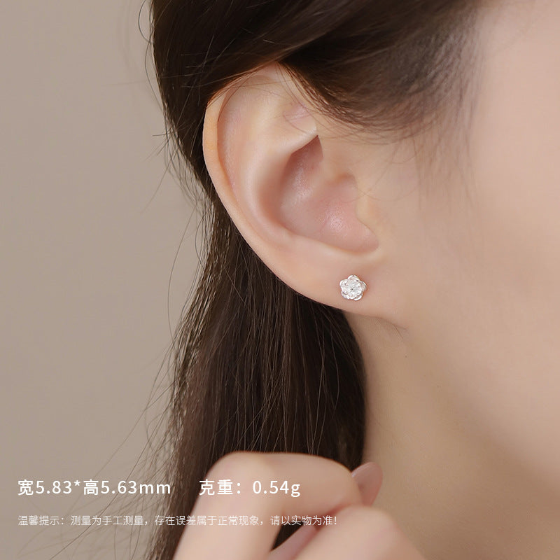 C廠 韓系甜美花朵S999足銀耳環 批發 折扣@洽客服 25.06.W3「YC10226E」