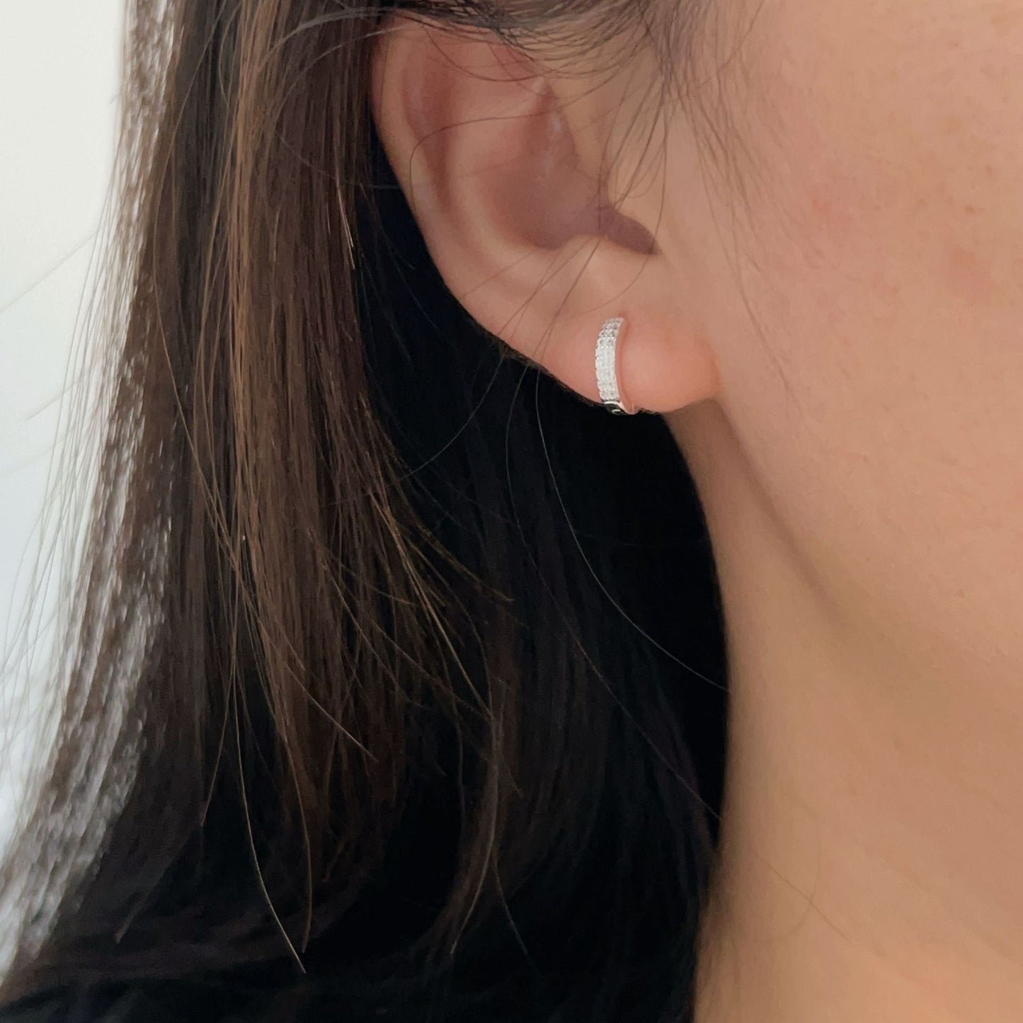 C3廠 韓國韓版鑲石極簡S925純銀耳環 批發 折扣@洽客服 25.10.W5「ES176」