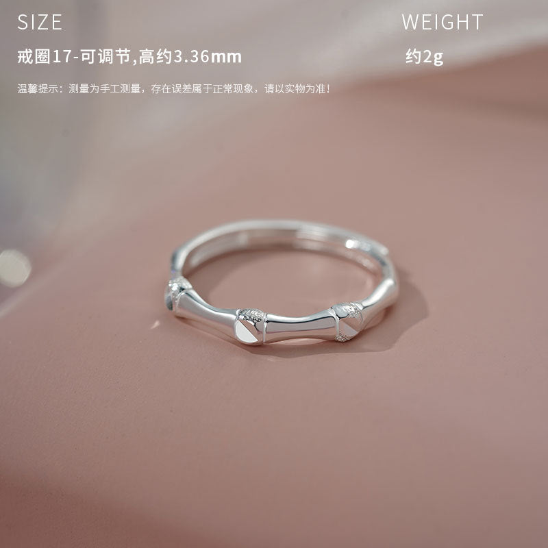 C廠 韓系復古竹情侶S999足銀對戒 批發 折扣@洽客服 25.02.W2「YC5327R_1」