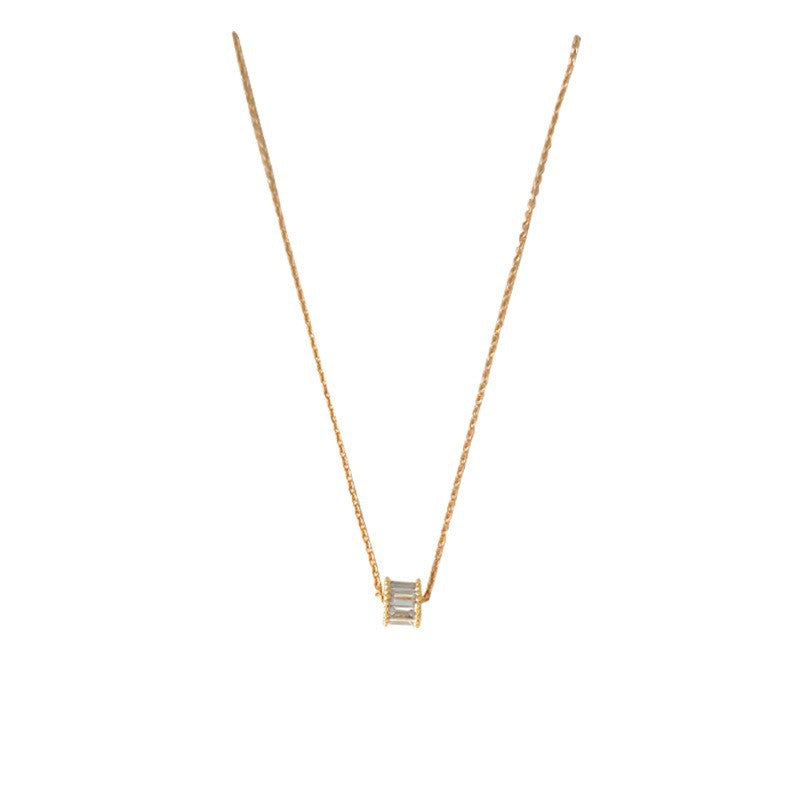 A廠 日韓款輕奢小蠻腰鋯石項鍊 批發 折扣@洽客服 25.12.W2「B-506」