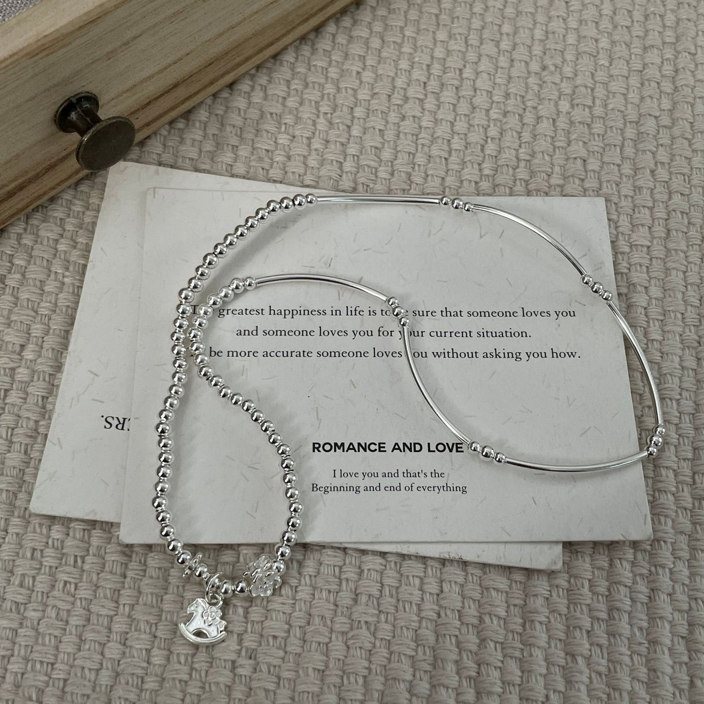 C2廠 韓國韓版馬上有花雙層S925純銀手鍊 批發 折扣@洽客服 26.01.W1「XSB4101」