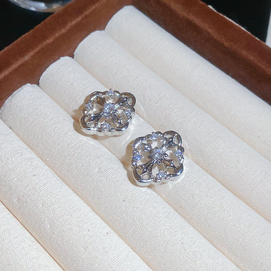 A2廠 韓國韓版 鋯石菱形十字架耳環批發 折扣@洽客服 26.03.W2「HE30701」