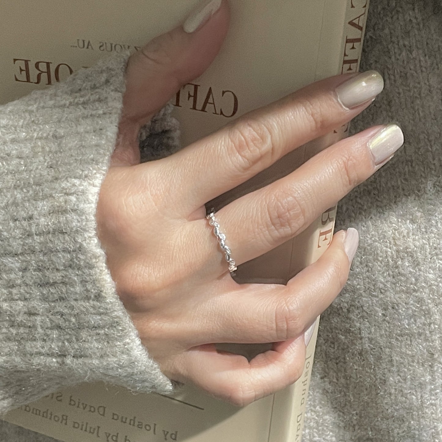 C2廠 韓國韓版橄欖枝樹葉S925純銀戒指 批發 折扣@洽客服 26.01.W1「XSR1050」