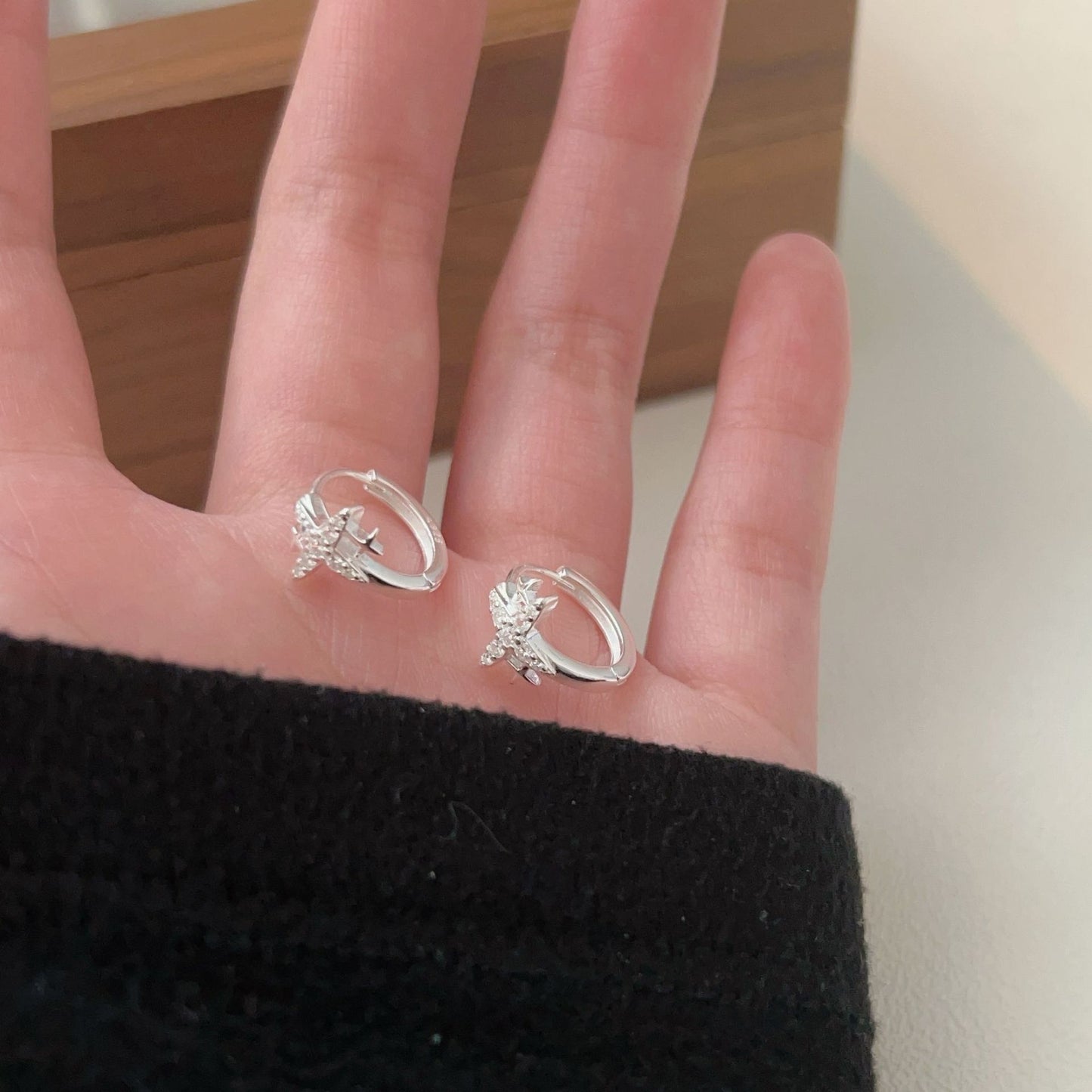 C3廠 韓國韓版S925純銀|滿天星耳環 批發 折扣@洽客服 26.02.W3「es203」