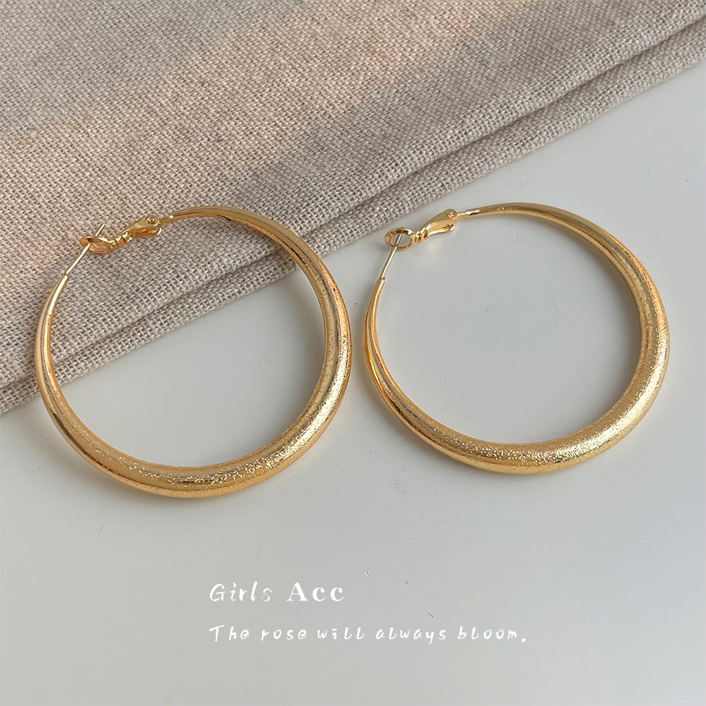 A廠 日韓磨砂質感大耳圈「5458-5459-5460」