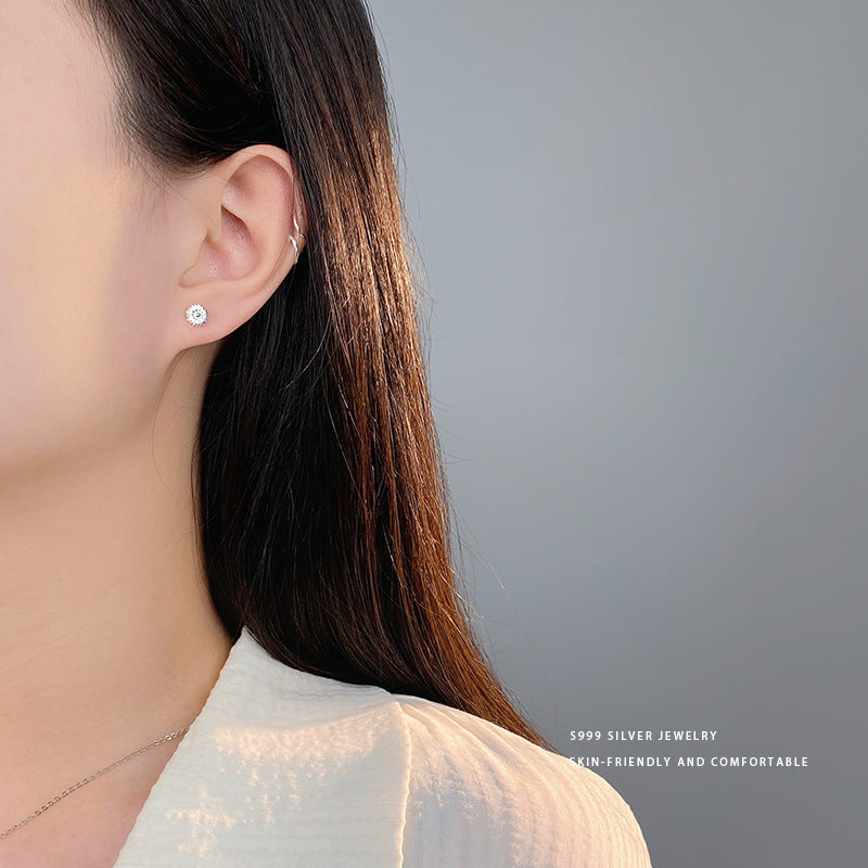 C廠 森林系雛菊S999足銀耳環「YC9808E」24.05.W4 批發折扣@洽客服