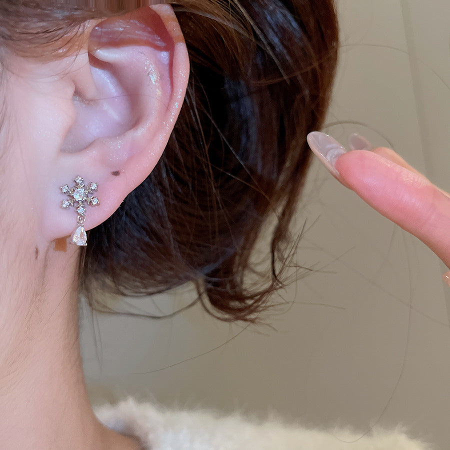 A2廠 銅|【限量超值套組】鋯石雪花珍珠銀針耳環 批發 折扣@洽客服 26.01.W3「HE29684」