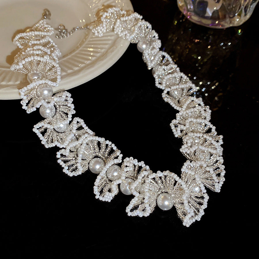 A2廠 韓國韓版重工純手工串珠花朵項鍊&手鍊批發 折扣@洽客服 26.03.W4「HB5326」