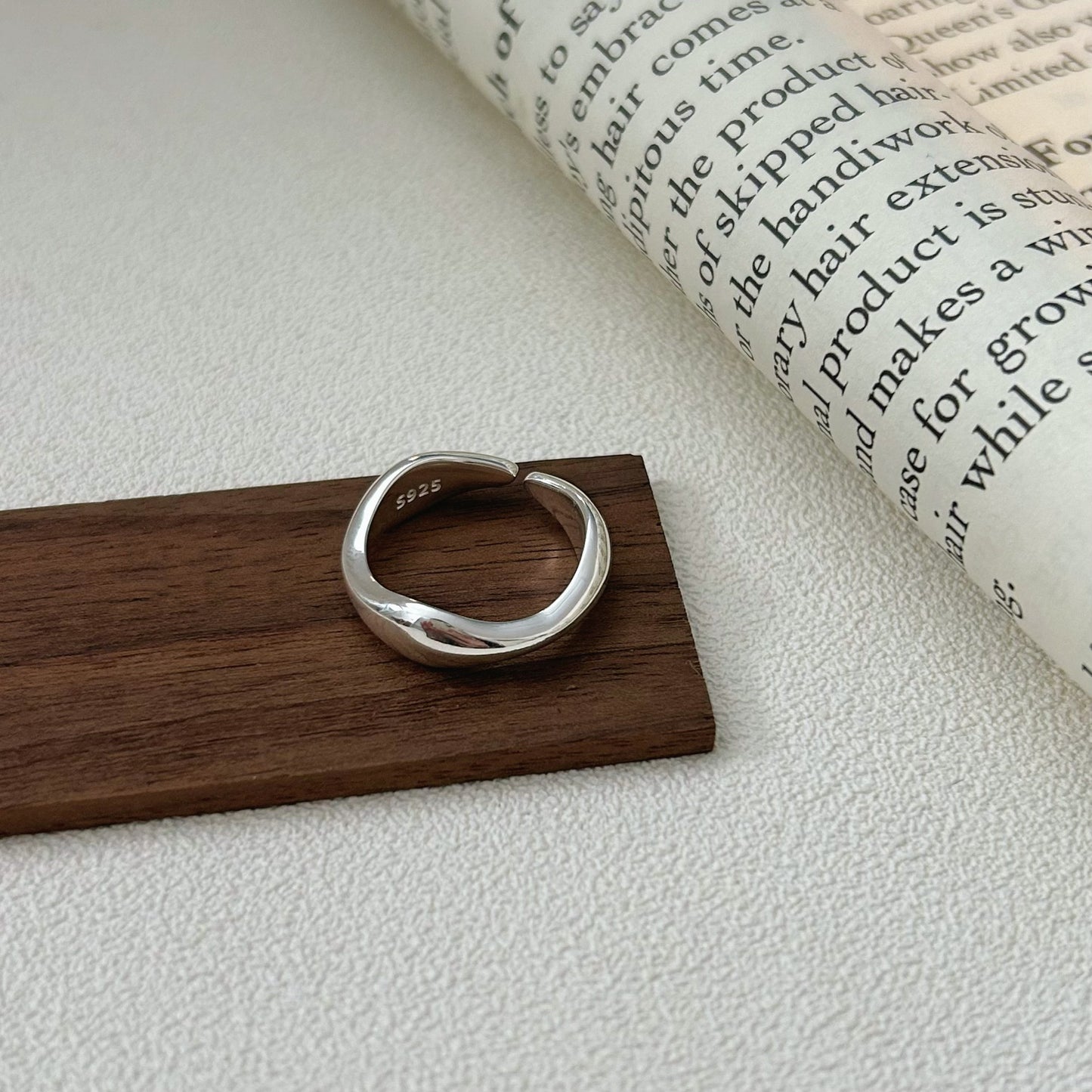 C3廠 韓國韓版圓弧幾何S925純銀戒指 批發 折扣@洽客服 25.12.W2「hjz292 hjz290」