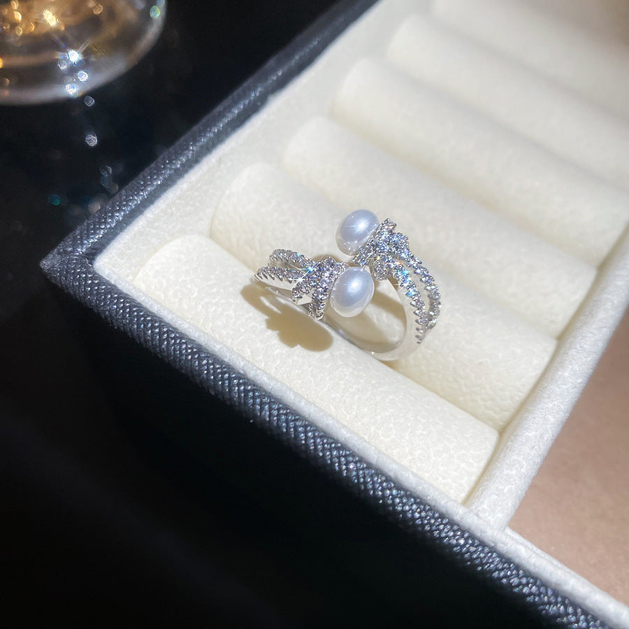 A2廠 韓國韓版珍珠橢圓形開口戒指 批發 折扣@洽客服 25.12.W3「WR553 WR554」