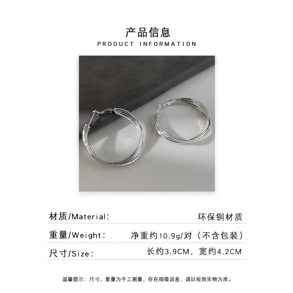 A廠 日韓系 幾何莫比烏斯環耳圈批發 折扣@洽客服 26.08.W3「7601」