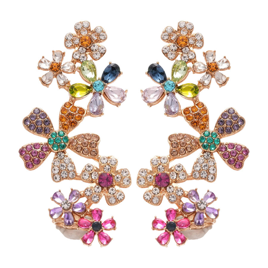 A2廠 韓國韓版花朵銅鍍18K金耳環 批發 折扣@洽客服 25.04.W3「WE2214」