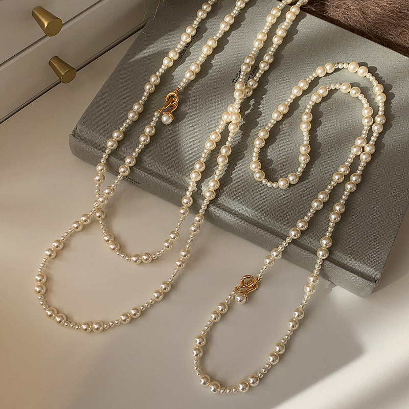 A2廠 韓國韓版復古優雅珍珠長項鍊 批發 折扣@洽客服 25.12.W1「WN1970 WN1971」