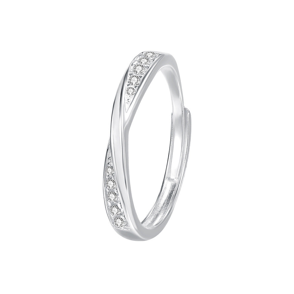 C廠 韓國韓版莫比烏斯S925純銀情侶戒指 批發 折扣@洽客服 25.10.W5「K2377」