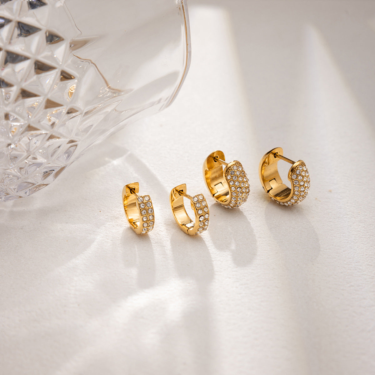 B廠 歐美款JODIE 鈦鋼鍍18K金耳環 批發 折扣@洽客服 25.12.W3「JDE0310001,JDE0310002」