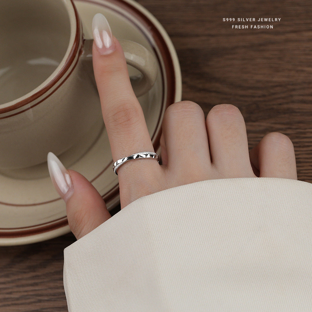 C廠 韓國韓版星辰大海S999純銀開口戒指 批發 折扣@洽客服 25.12.W1「F6138」