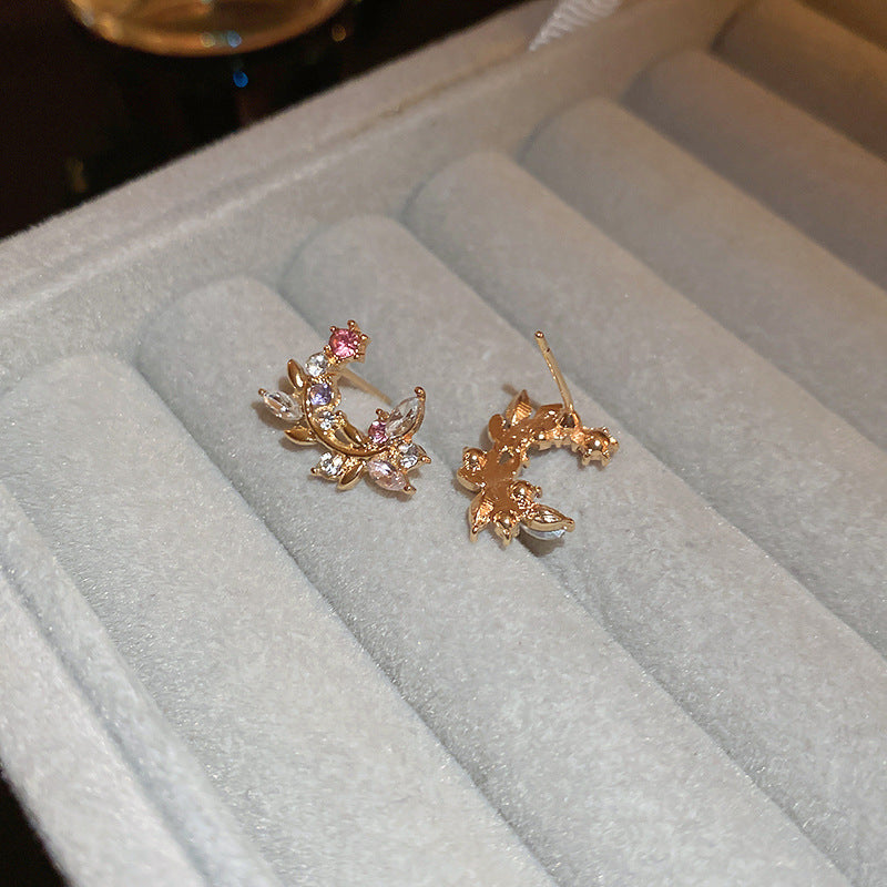 A2廠  維納斯的桂冠韓國銀針耳環「HE16828」23.10.W1