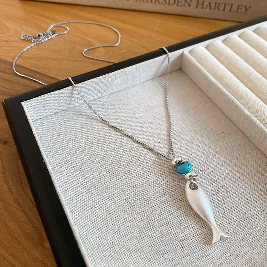 A2廠 日韓款 銀色小魚項鍊批發 折扣@洽客服 26.06.W3「HN12200」