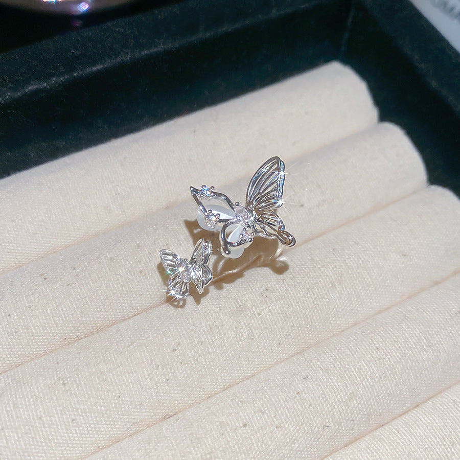 A2廠 韓國韓版鋯石蝴蝶銅開口戒指 批發 折扣@洽客服 26.02.W3「HR2931」