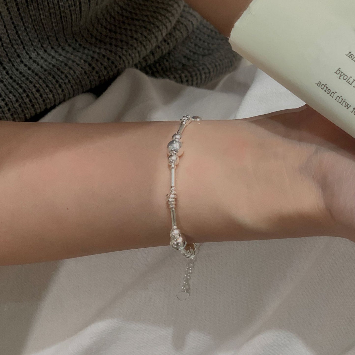 C2廠 韓國韓版圓珠S925純銀手鍊「SB4158」