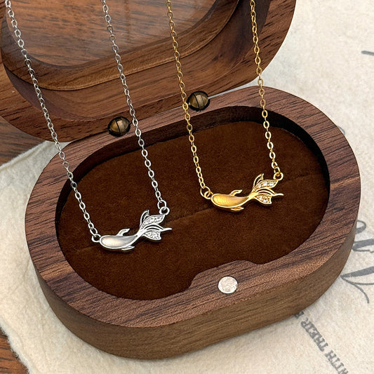 C廠 S925純銀｜韓國韓版好運錦鯉項鍊 26.02.W1「A4835」