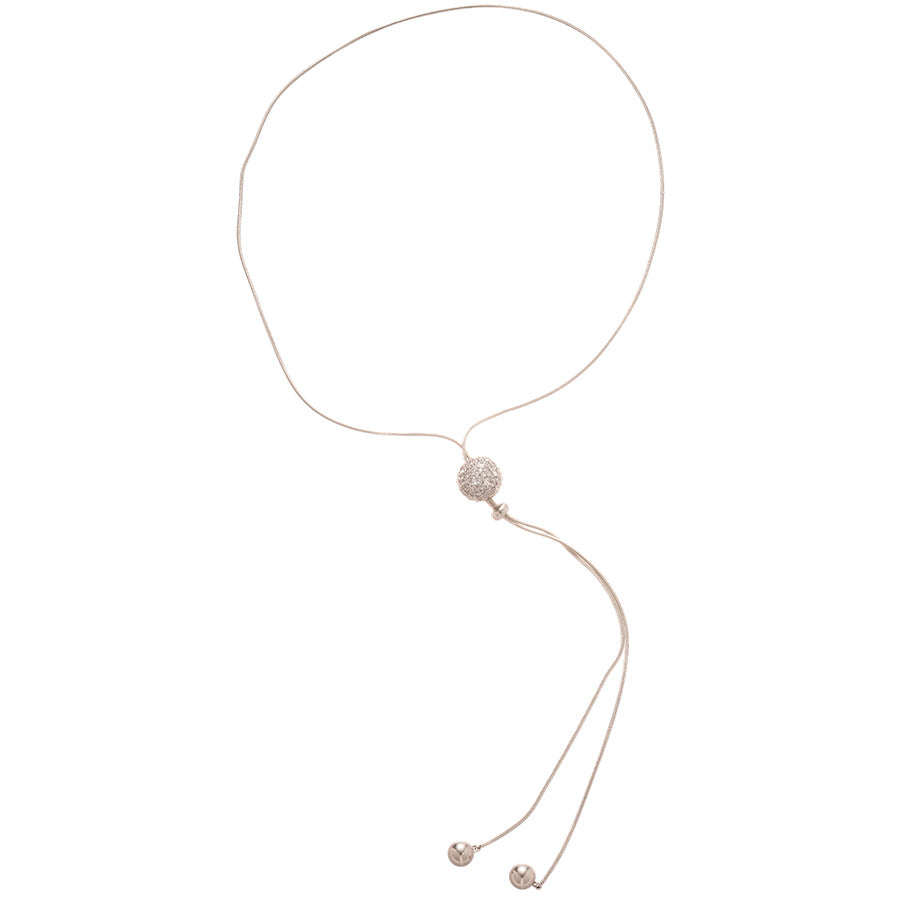 A2廠 韓國韓版幾何圓形吊墜抽拉式項鍊 批發 折扣@洽客服 25.10.W3「HN10172」