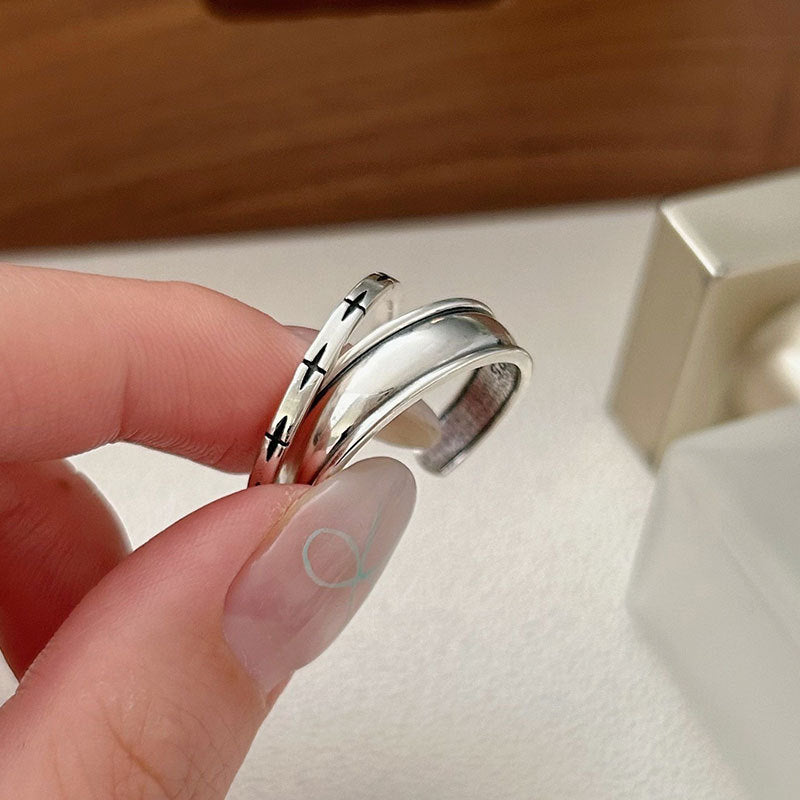 C3廠 韓國韓版幾何滿天星S925純銀戒指 批發 折扣@洽客服 25.11.W1「hjz296 hjz295」